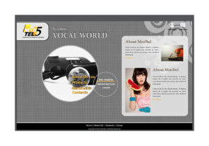 Mos5Tel website design