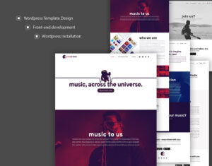 Imagine Radio website design